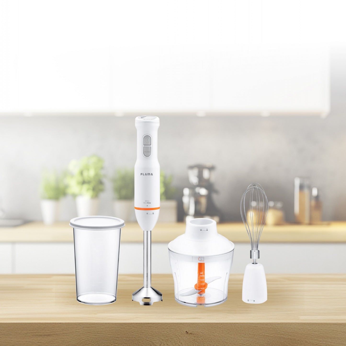 Varinha Mágica FLAMA 2052FL BlendEasy QuadBlade | 850W, 15 Vel.