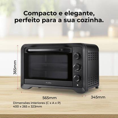 Mini Forno FLAMA 1538FL | 45L, Conveção, 2000W