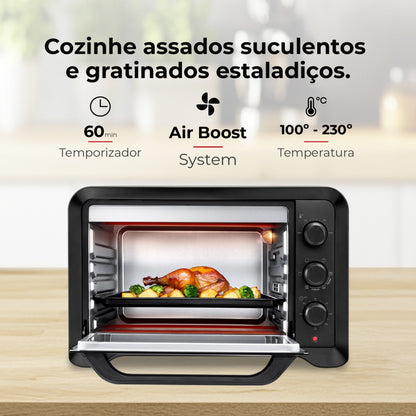 Mini Forno FLAMA 1539FL | 60L, Conveção, 2000W