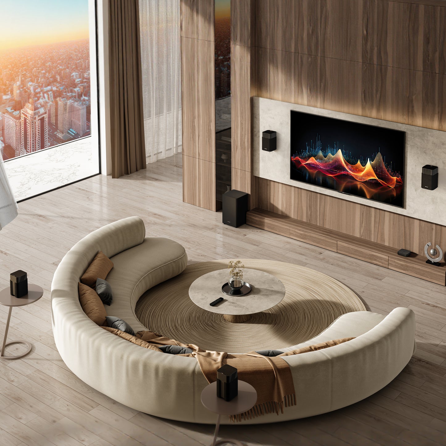 Colunas Hisense Flex ht Saturn | 720W, 4.1.2, Dolby Atmos