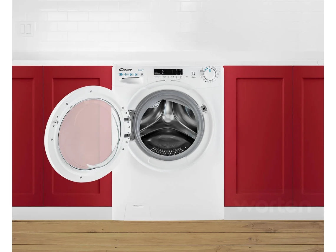 Máquina de Lavar e Secar Roupa CANDY CSWS 4852DWE/1-S (5/8 kg - 1400 rpm - Branco)