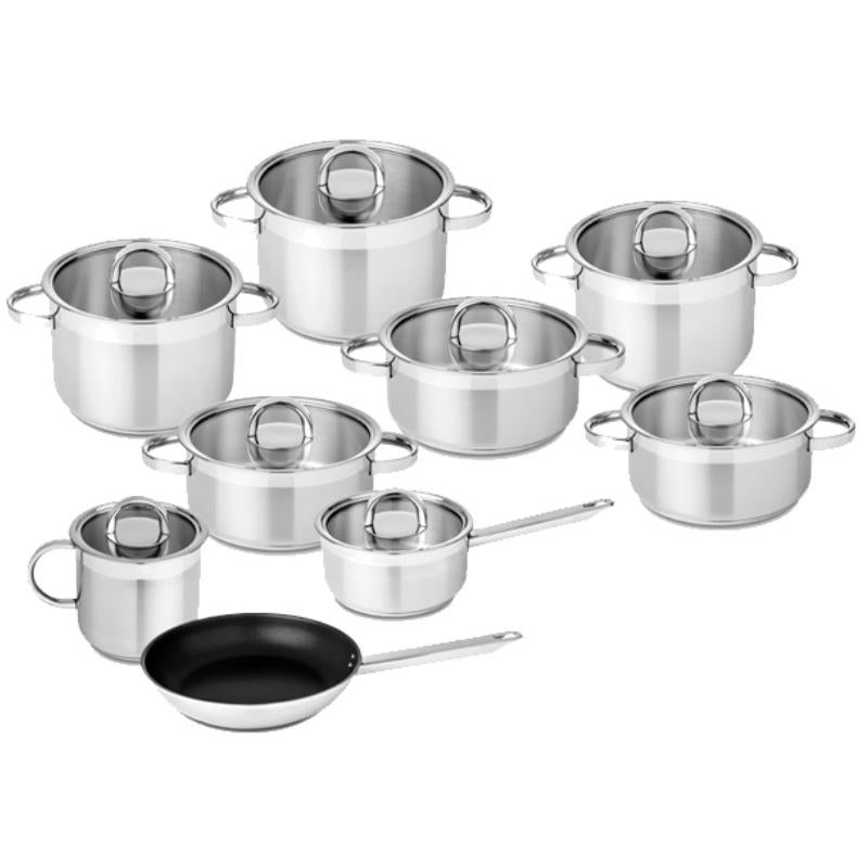Trem Cozinha 9 Peças Silampos Atlantico Glass