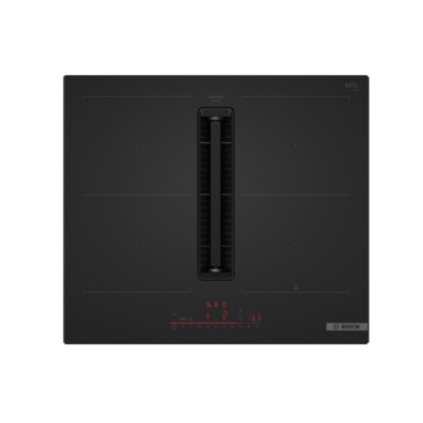 Placa de Indução BOSCH PVQ611AH26E | Ventilação Integrada, 4 Zonas