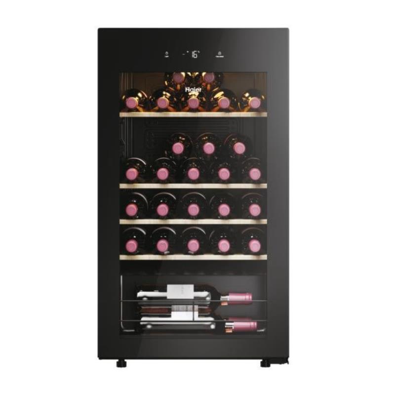 Garrafeira Haier HWS34GGH1 | 34 Garrafas, UV, Antivibração