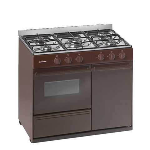 Fogão a Gás Meireles N921B ST | 5 Queimadores, Forno Gás, Castanho