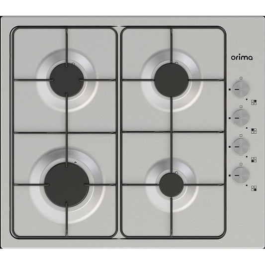 Placa a Gás ORIMA ORP-61-SXI | 4 queimadores, Ignição automática