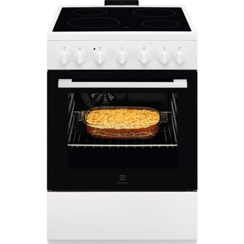 Fogão Elétrico ELECTROLUX LKR620066W | 4 zonas, forno multifunções 57L