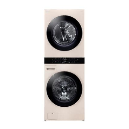 Máquina Lavar e Secar LG WashTower WT1210EEF | 12kg/10kg, Wi-Fi, Bege