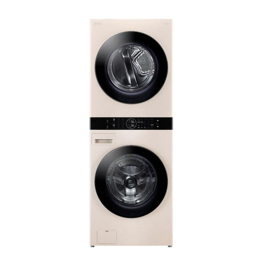 Máquina Lavar e Secar LG WashTower WT1210EEF | 12kg/10kg, Wi-Fi, Bege