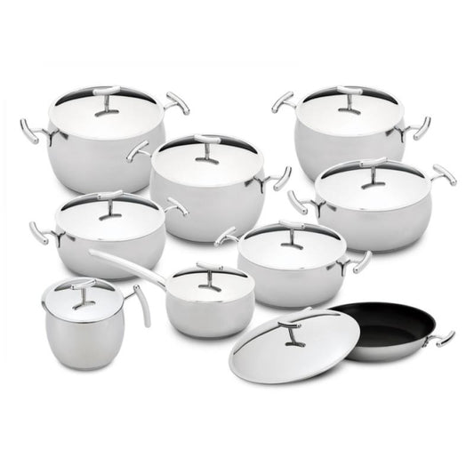 Conjunto de Cozinha Silampos Yumi | Aço Inox, 9 Peças, Indução