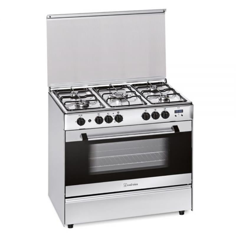 Fogão a Gás Meireles M900x | 5 Queimadores, 128L, Inox
