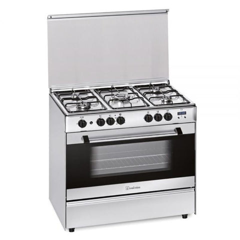 Fogão a Gás Meireles M900x | 5 Queimadores, 128L, Inox