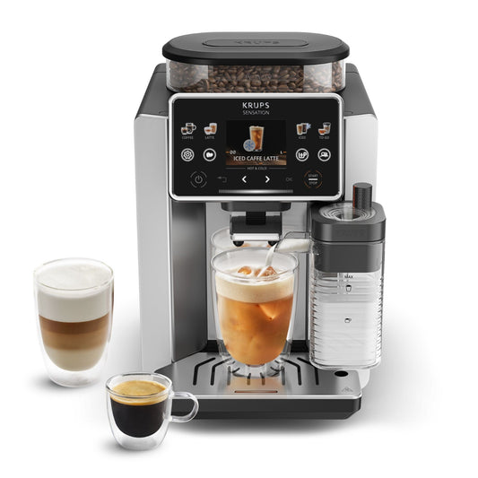 Máquina de Café Expresso KRUPS EA918GE0 | 15 bar, 30 Receitas, Moinho