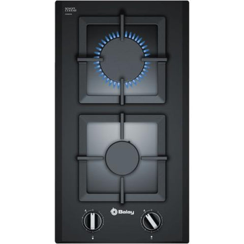 Placa a Gás Balay 3ETG632HB | 2 Queimadores, Gás Stop, Preto