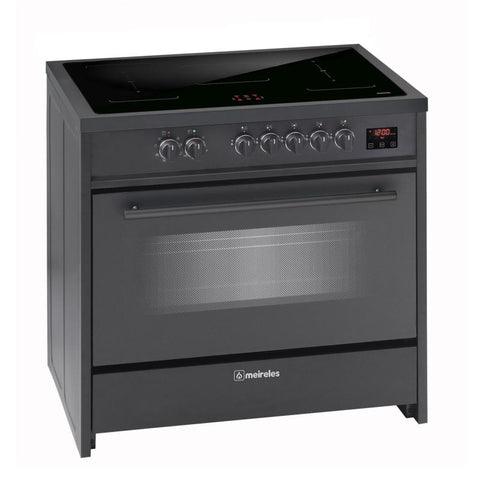 Fogão Elétrico Meireles E913BL | 5 Zonas Indução, 121L