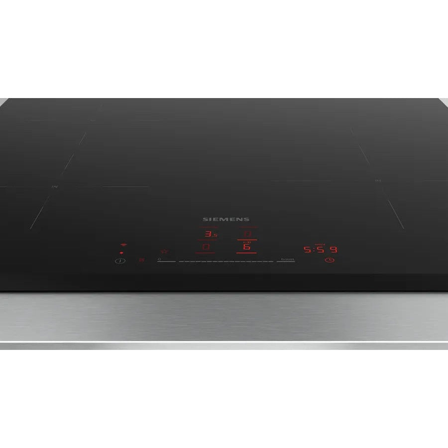 Siemens iQ100 EH631HEB1E placa Preto Encastre 60 cm Placa com zona de indução 4 zona(s)