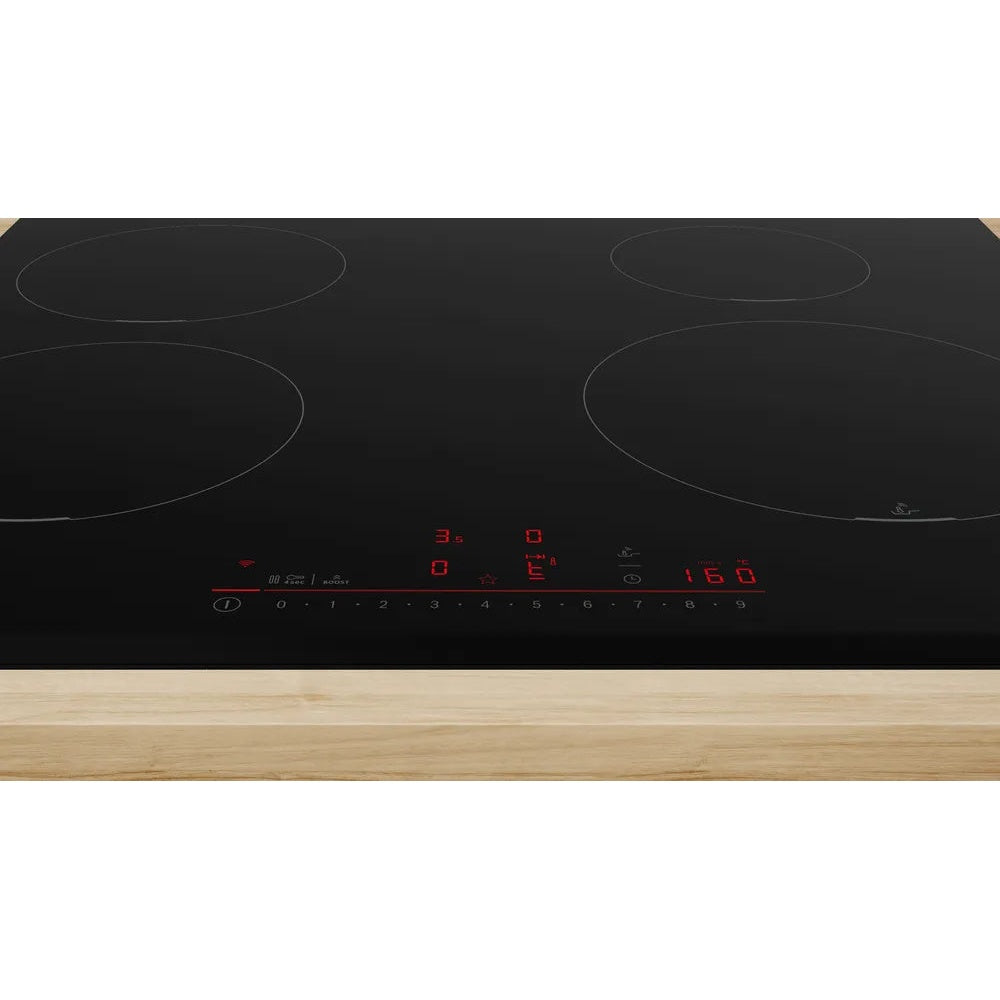 Placa de indução Bosch PIE631HC1E | 60 cm, Preto, 7400W