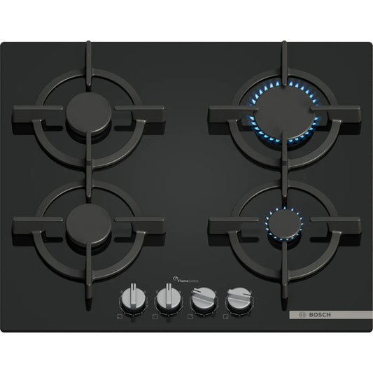 Placa a Gás Bosch PPP6A6I10 | 4 Queimadores, Vidro, FlameSelect