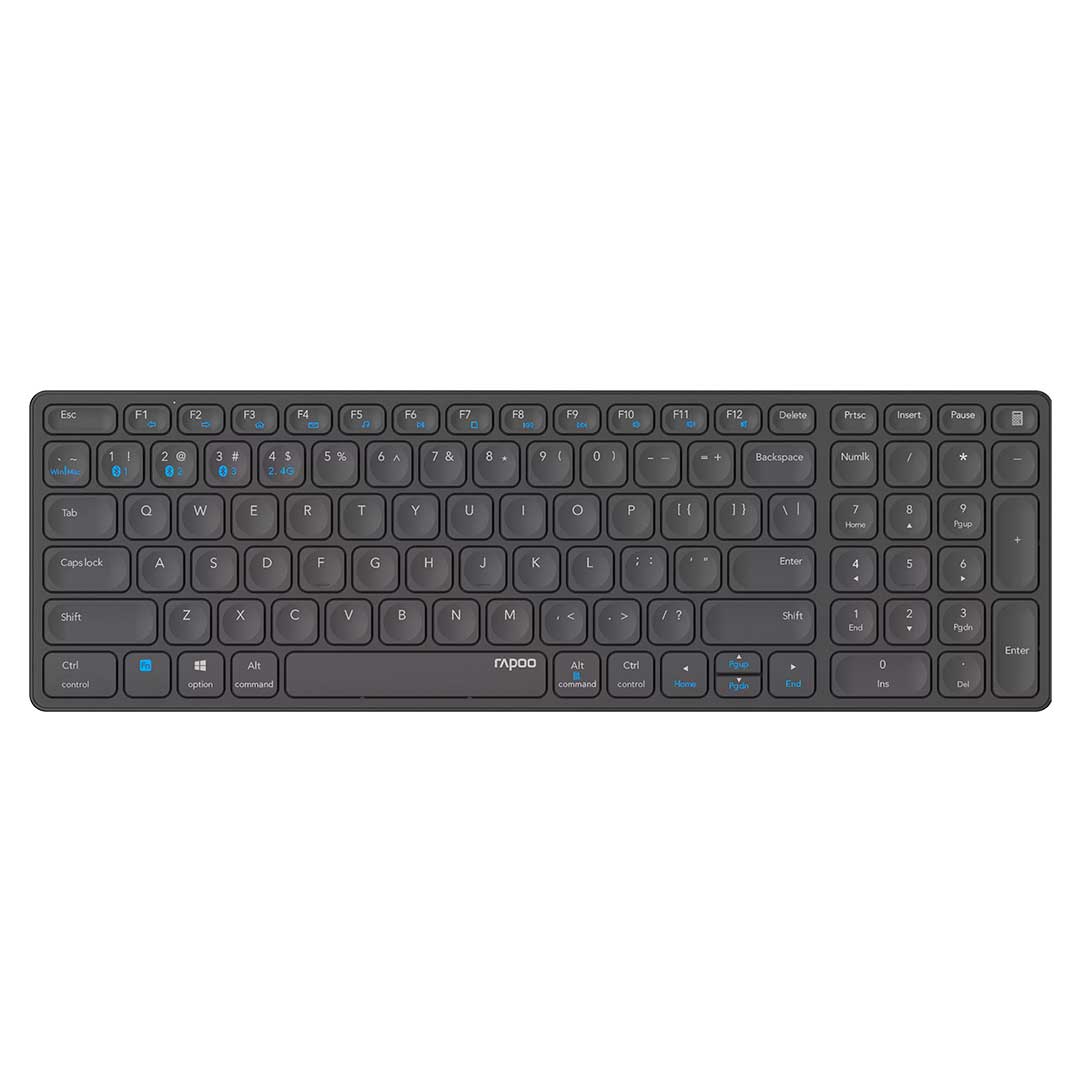 Teclado Rapoo E9700M | Sem Fios Multi-Modo Alumínio