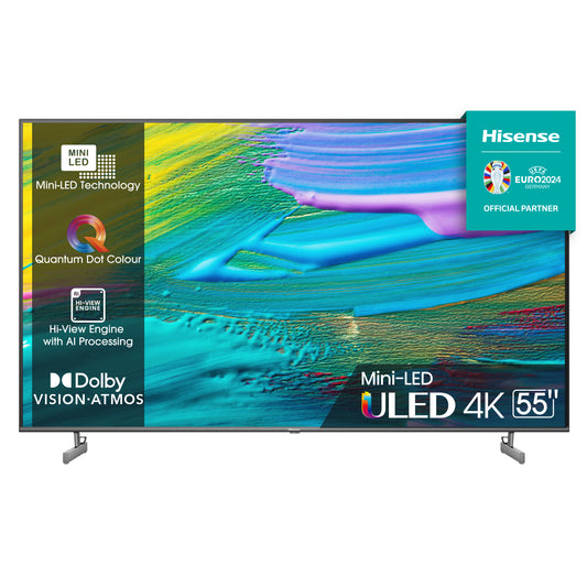 TV Mini-LED Hisense 55U6KQ | 55", 4K UHD, Dolby Vision, Smart TV