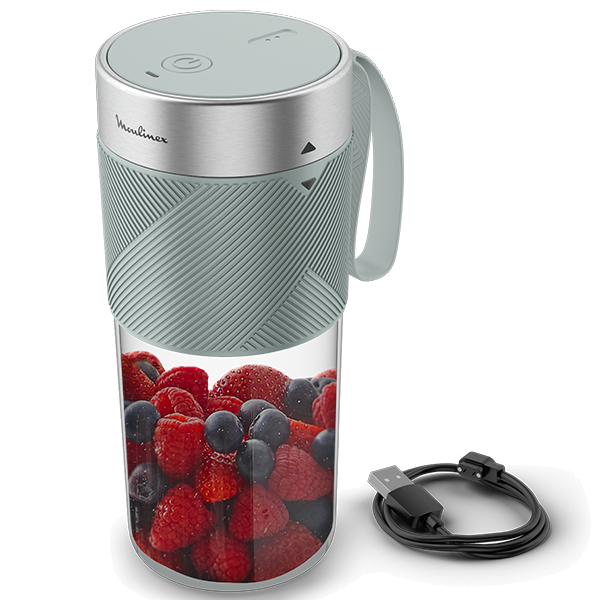 Liquidificadora Moulinex Light Mix On The Go LM1C0410 | 300ml, Azul