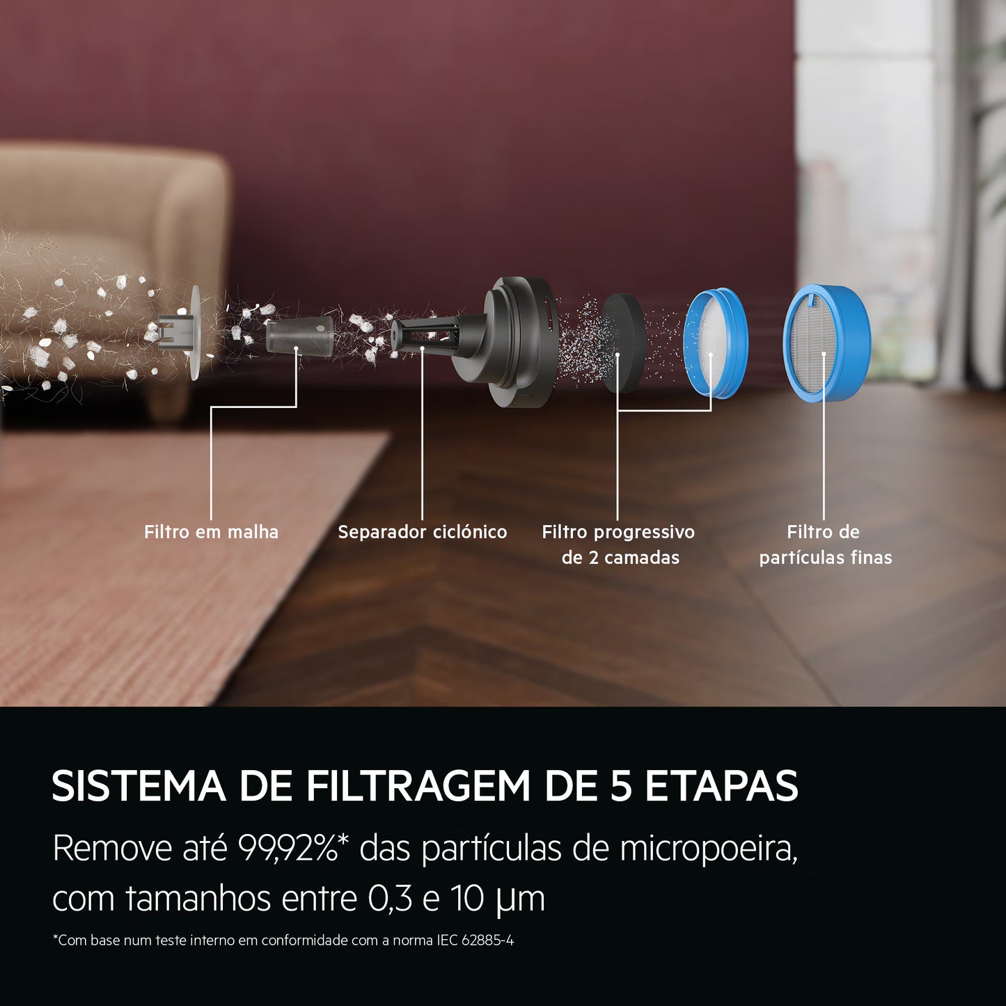 Aspirador Vertical AEG AP61CB21SH | 85W, 40min