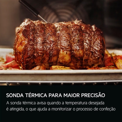 Forno Elétrico AEG TP9SB831AB | 70L, Vapor, Wi-Fi