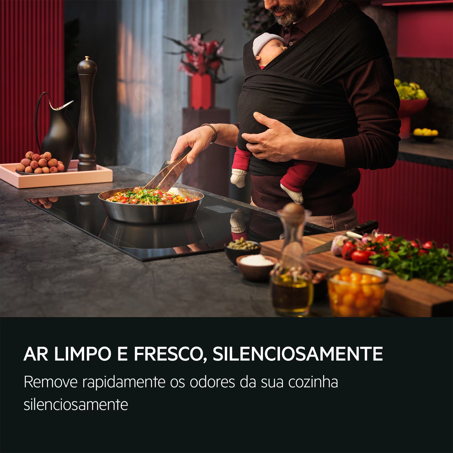 Exaustor AEG NDC7792SW | 715 m³/h, LED, 90 cm