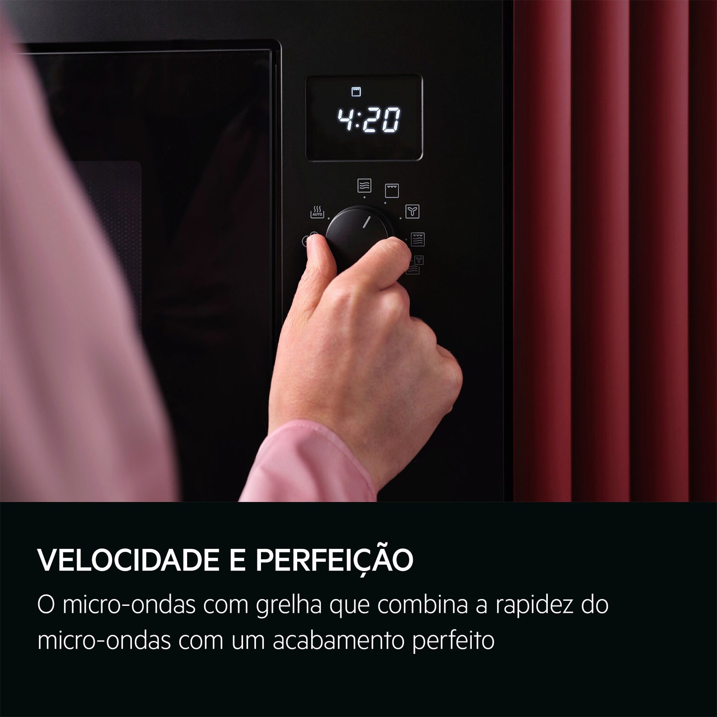 Micro-ondas Encastre AEG TS-5-GM-25-EB | 25L, 900W, Grill 1000W