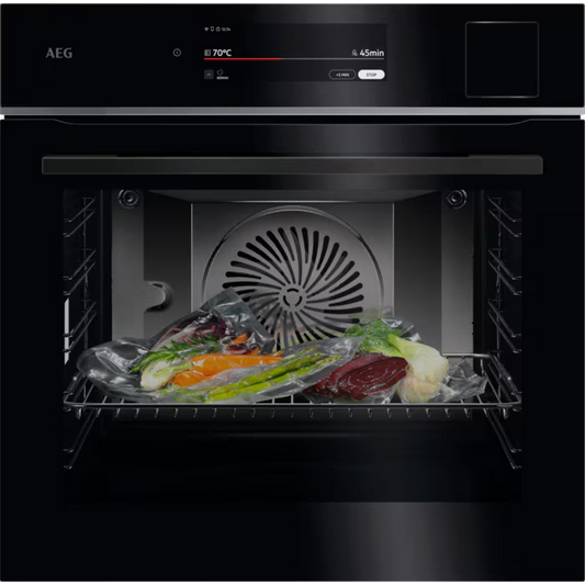 Forno Elétrico AEG TP9SB831AB | 70L, Vapor, Wi-Fi
