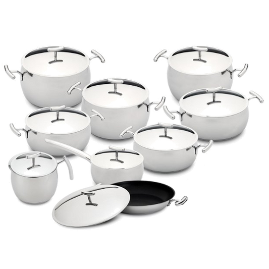 Conjunto Silampos Yumi | 12 Peças em Aço Inoxidável, Vários Tamanhos