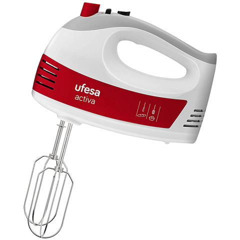 Batedeira UFESA BV4650 | 400W, 5 Velocidades + Turbo, Varinhas de Amassar e Misturar