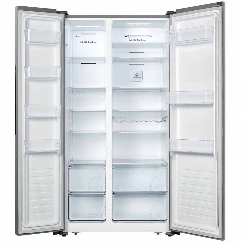 Frigorífico Side by Side Hisense RS677N4BIE | 519L, No Frost, Inox