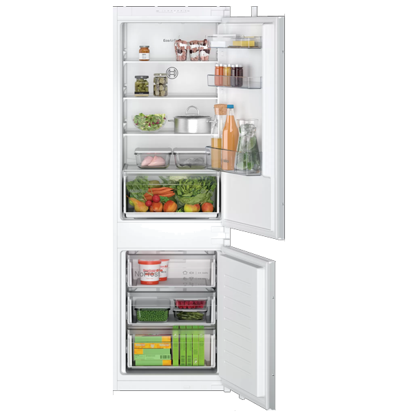 Frigorífico Combinado Encastre Bosch KIN86NSE0 | 260L, 35dB, E