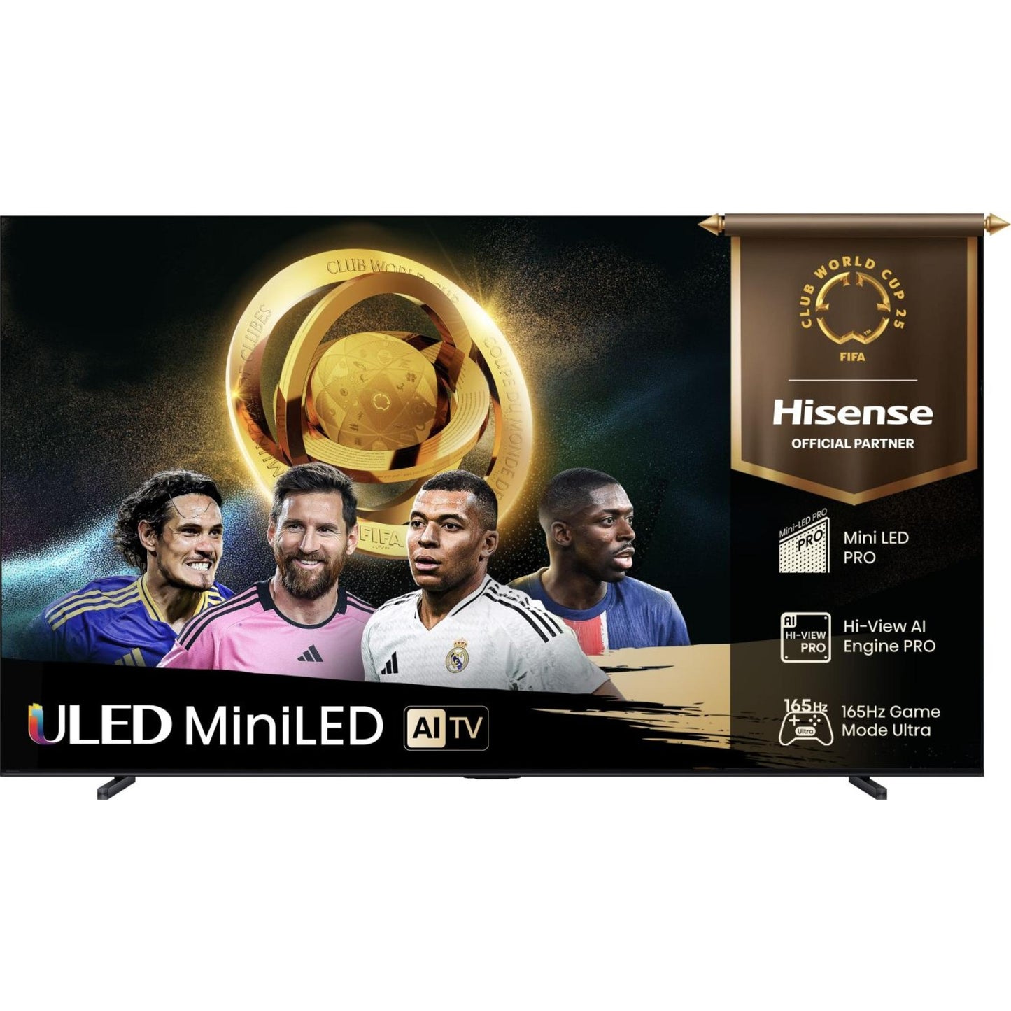 TV Hisense 100U7Q PRO | 100", Mini LED, 4K, 165Hz