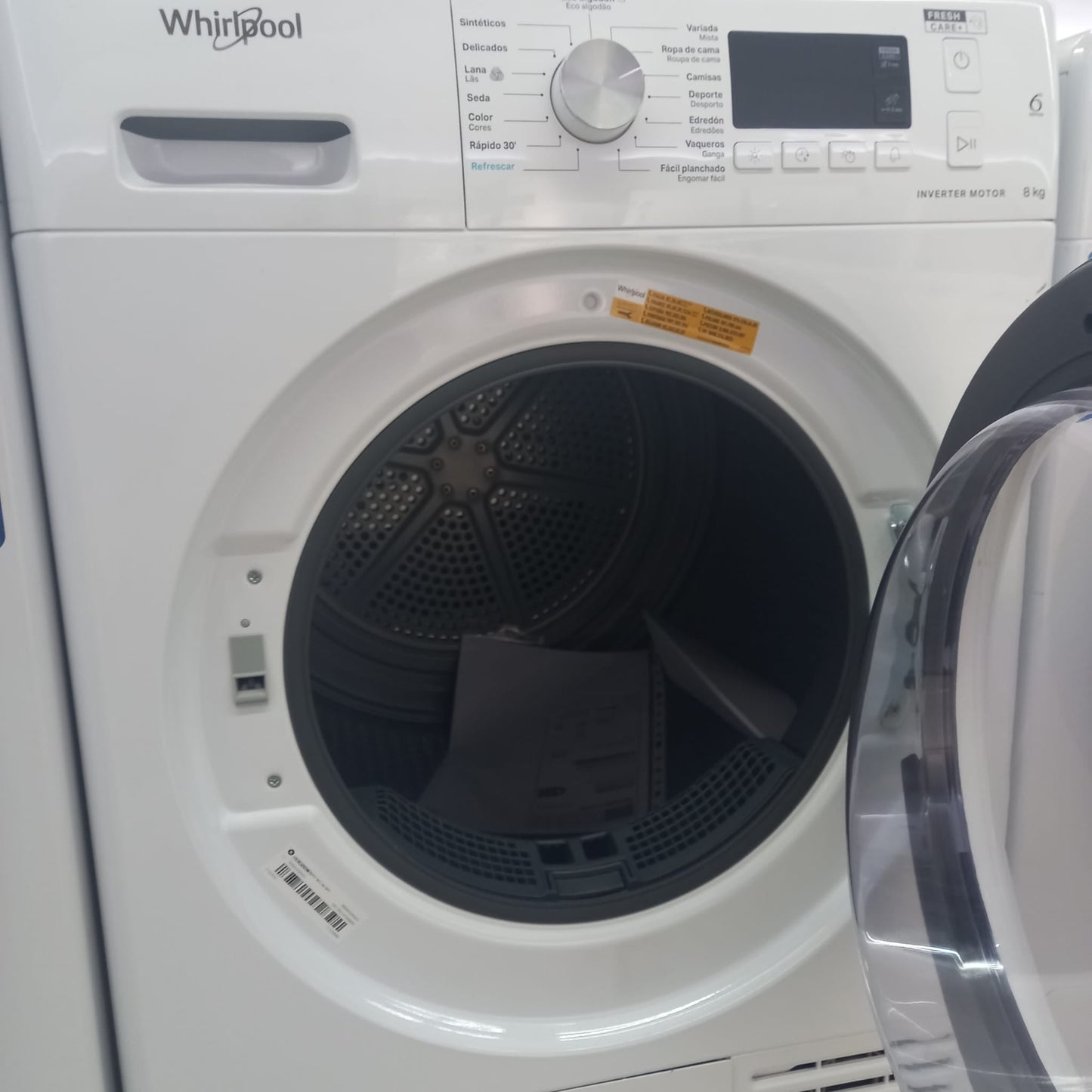 Outlet | Secador de Roupa Whirlpool FFT M11 82 SPT | 8kg, E, Bomba de Calor