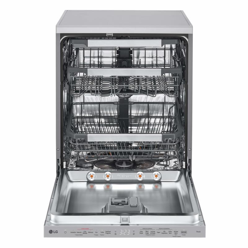 Máquina de Lavar Loiça LG DF-587-HVS | 14 Talheres, Prime Silver