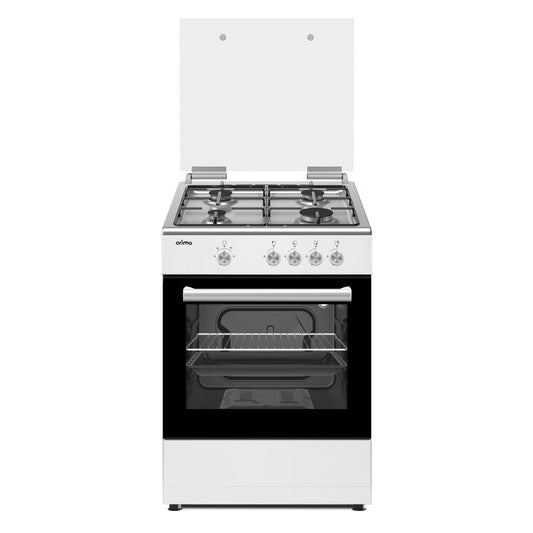 Fogão a Gás ORIMA OR645W | 4 Queimadores, Forno Gás, 55L