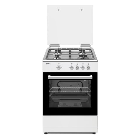 Fogão a Gás ORIMA OR645W | 4 Queimadores, Forno Gás, 55L