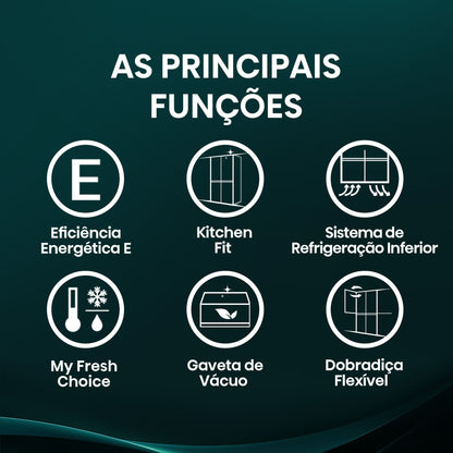 Frigorífico Americano Hisense RQ5P605NSVE | 591L, No Frost, Classe E