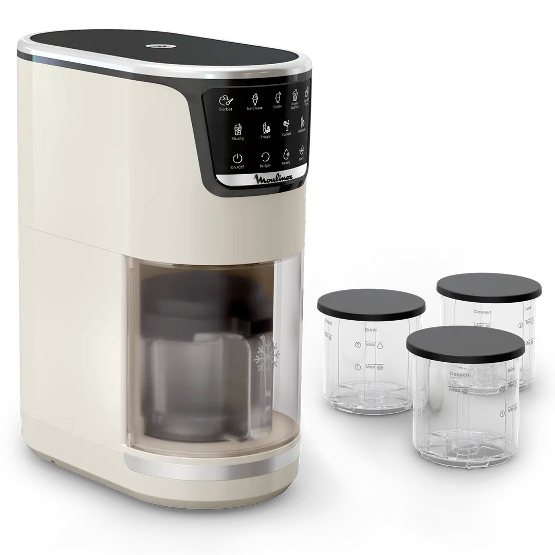 Máquina de Gelados MOULINEX Dolci MJ602AF0 | 1.4L, 10 programas, 600W