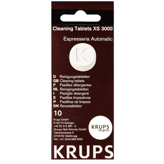 Pastilhas de Limpeza KRUPS XS3000F0 | 10 un