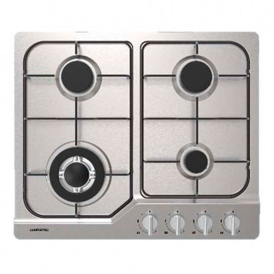 Placa a Gás CONFORTEC CFH6401GX | 4 queimadores, Inox