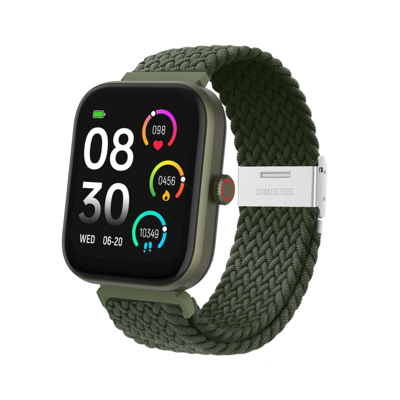 Smartwatch DCU Los Angeles Verde | Ecrã TFT 1,8", 22 Modos Desportivos