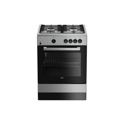 Fogão a Gás Beko FSG 62000 DXL | 4 Queimadores, Forno Gás, 64L