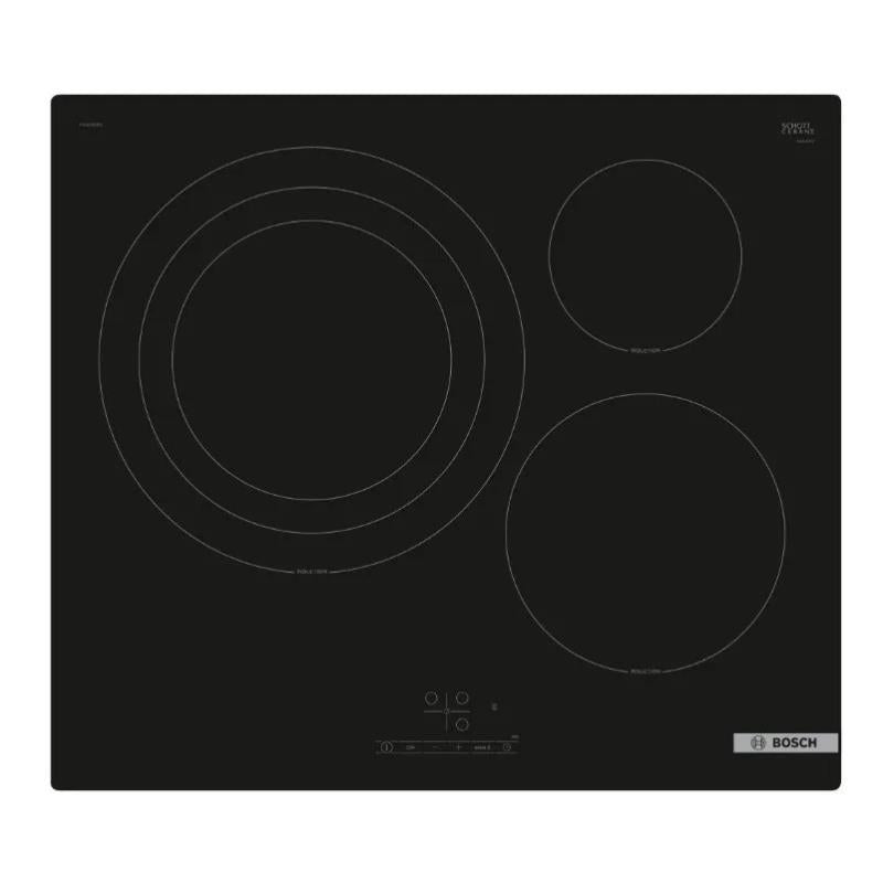 Placa Vitrocerâmica Bosch PKK631BB8E | 60 cm, 3 Zonas, TouchSelect
