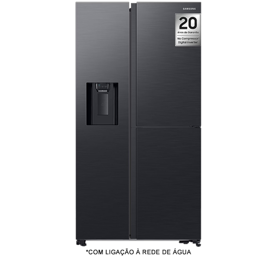 Frigorífico Side by Side Samsung RH65DG54R3B1EF | 628L, No Frost, Preto