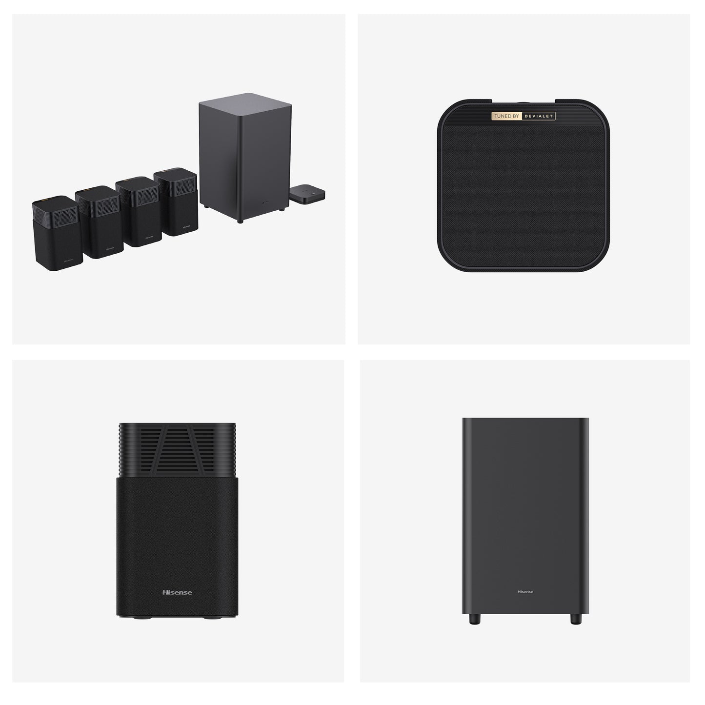 Colunas Hisense Flex ht Saturn | 720W, 4.1.2, Dolby Atmos