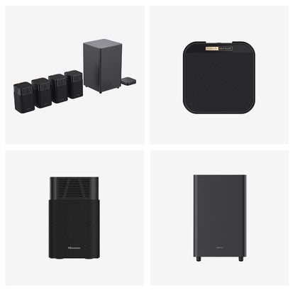 Colunas Hisense Flex ht Saturn | 720W, 4.1.2, Dolby Atmos