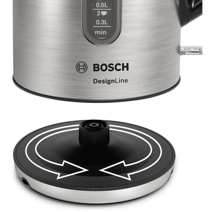 Jarro Elétrico Bosch TWK4P440 | 1.7L, 2400W, Inox
